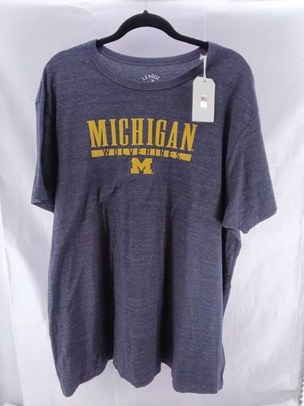 NEW League 91 Michigan Wolverines Recycled Eco Friendly T Shirt sz 3XL